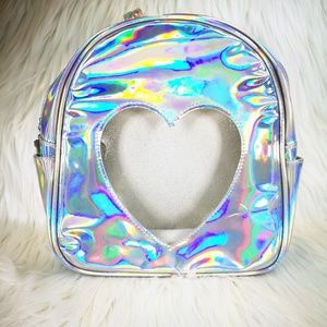 Limited Too Lovely Heart Back Bag